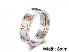 HY Jewelry Titanium Steel Popular Rings-HY007R0168HHL