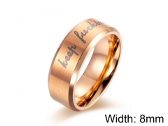 HY Jewelry Titanium Steel Popular Rings-HY007R0275ML
