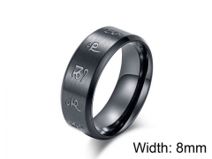 HY Jewelry Titanium Steel Popular Rings-HY007R0014ND