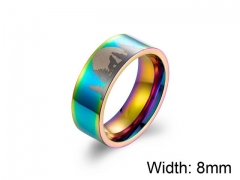 HY Jewelry Titanium Steel Popular Rings-HY007R0081NL