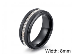 HY Jewelry Titanium Steel Popular Rings-HY007R0281OD