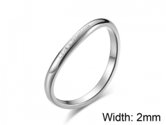 HY Jewelry Titanium Steel Popular Rings-HY007R0258KD