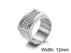HY Jewelry Titanium Steel Popular Rings-HY007R0009HOC