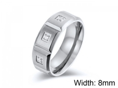 HY Jewelry Titanium Steel Popular Rings-HY007R0243PD