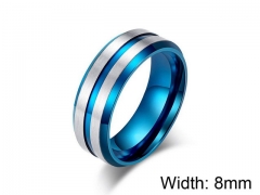 HY Jewelry Titanium Steel Popular Rings-HY007R0085OY
