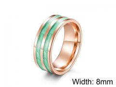 HY Jewelry Titanium Steel Popular Rings-HY007R0183MD