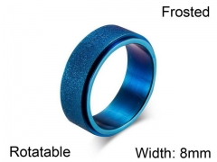 HY Jewelry Titanium Steel Popular Rotatable Rings-HY007R0105PP