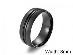 HY Jewelry Titanium Steel Popular Rings-HY007R0173HKL