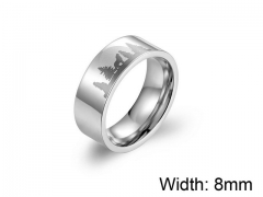 HY Jewelry Titanium Steel Popular Rings-HY007R0080ML