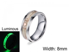 HY Jewelry Titanium Steel Popular Luminous Rings-HY007R0090OL