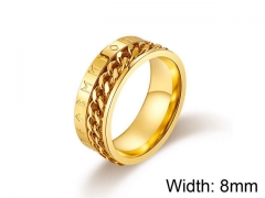 HY Jewelry Titanium Steel Popular Rings-HY007R0023PP