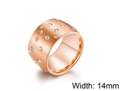 HY Jewelry Titanium Steel Popular Rings-HY007R0127HPS