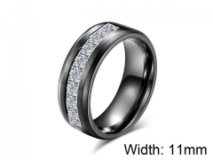 HY Jewelry Titanium Steel Popular Rings-HY007R0074HHC