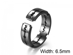 HY Jewelry Titanium Steel Popular Rings-HY007R0067HIS
