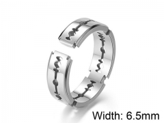 HY Jewelry Titanium Steel Popular Rings-HY007R0068HHE