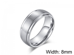 HY Jewelry Titanium Steel Popular Rings-HY007R0129LD