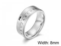 HY Jewelry Titanium Steel Popular Rings-HY007R0012HHL