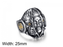 HY Jewelry Titanium Steel Popular Rings-HY007R0267HML