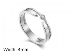 HY Jewelry Titanium Steel Popular Rings-HY007R0253ND
