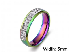 HY Jewelry Titanium Steel Popular Rings-HY007R0176MD