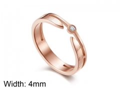 HY Jewelry Titanium Steel Popular Rings-HY007R0252MD