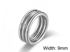 HY Jewelry Titanium Steel Popular Rings-HY007R0234MD
