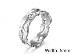 HY Jewelry Titanium Steel Popular Rings-HY007R0197ND