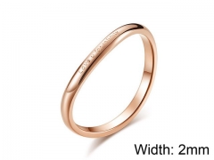 HY Jewelry Titanium Steel Popular Rings-HY007R0257LD