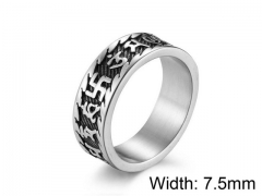 HY Jewelry Titanium Steel Popular Rings-HY007R0002PL