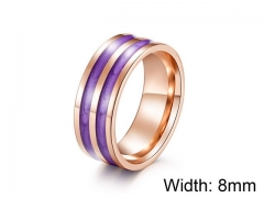 HY Jewelry Titanium Steel Popular Rings-HY007R0184MS