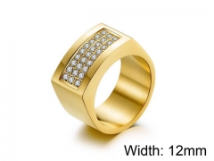 HY Jewelry Titanium Steel Popular Rings-HY007R0008HPD