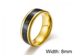 HY Jewelry Titanium Steel Popular Rings-HY007R0132PP