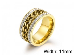 HY Jewelry Titanium Steel Popular Rings-HY007R0051HJL