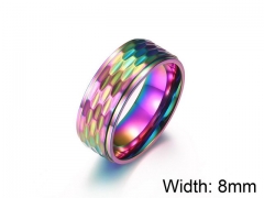 HY Jewelry Titanium Steel Popular Rings-HY007R0165PL