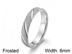 HY Jewelry Titanium Steel Popular Rings-HY007R0046NTG