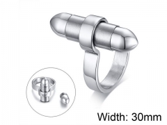 HY Wholesale Titanium Steel Rings-HY006R0121HMD