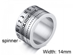 HY Wholesale Titanium Steel Rings-HY006R0130HIC