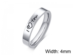 HY Wholesale Titanium Steel Rings-HY006R0077NR