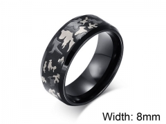 HY Wholesale Titanium Steel Rings-HY006R0103HCD