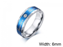 HY Wholesale Titanium Steel Rings-HY006R0118HHD