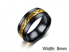 HY Wholesale Titanium Steel Rings-HY006R0081HDS