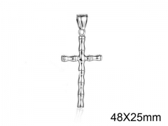 HY Wholesale Stainless Steel Cross Pendant (not includ chain)-HY008P0131HEW