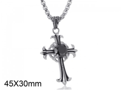 HY Wholesale Stainless Steel Cross Pendant (not includ chain)-HY0001P0330HLD