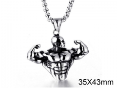 HY Wholesale Stainless Steel Casting Pendant (not includ chain)-HY001P0014HMC