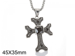 HY Wholesale Stainless Steel Cross Pendant (not includ chain)-HY0001P0324IJE