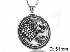 HY Wholesale Stainless Steel Animal Pendant (not includ chain)-HY0001P0209HKD
