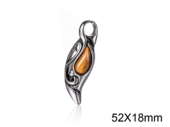 HY Wholesale Stainless Steel Casting Pendant (not includ chain)-HY008P0069HIC