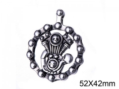 HY Wholesale Stainless Steel Casting Pendant (not includ chain)-HY008P0059HHE