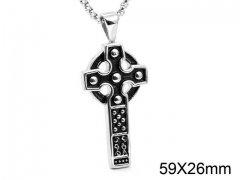 HY Wholesale Stainless Steel Cross Pendant (not includ chain)-HY0001P0066HKD