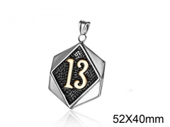 HY Wholesale Stainless Steel Casting Pendant (not includ chain)-HY008P0091HIW